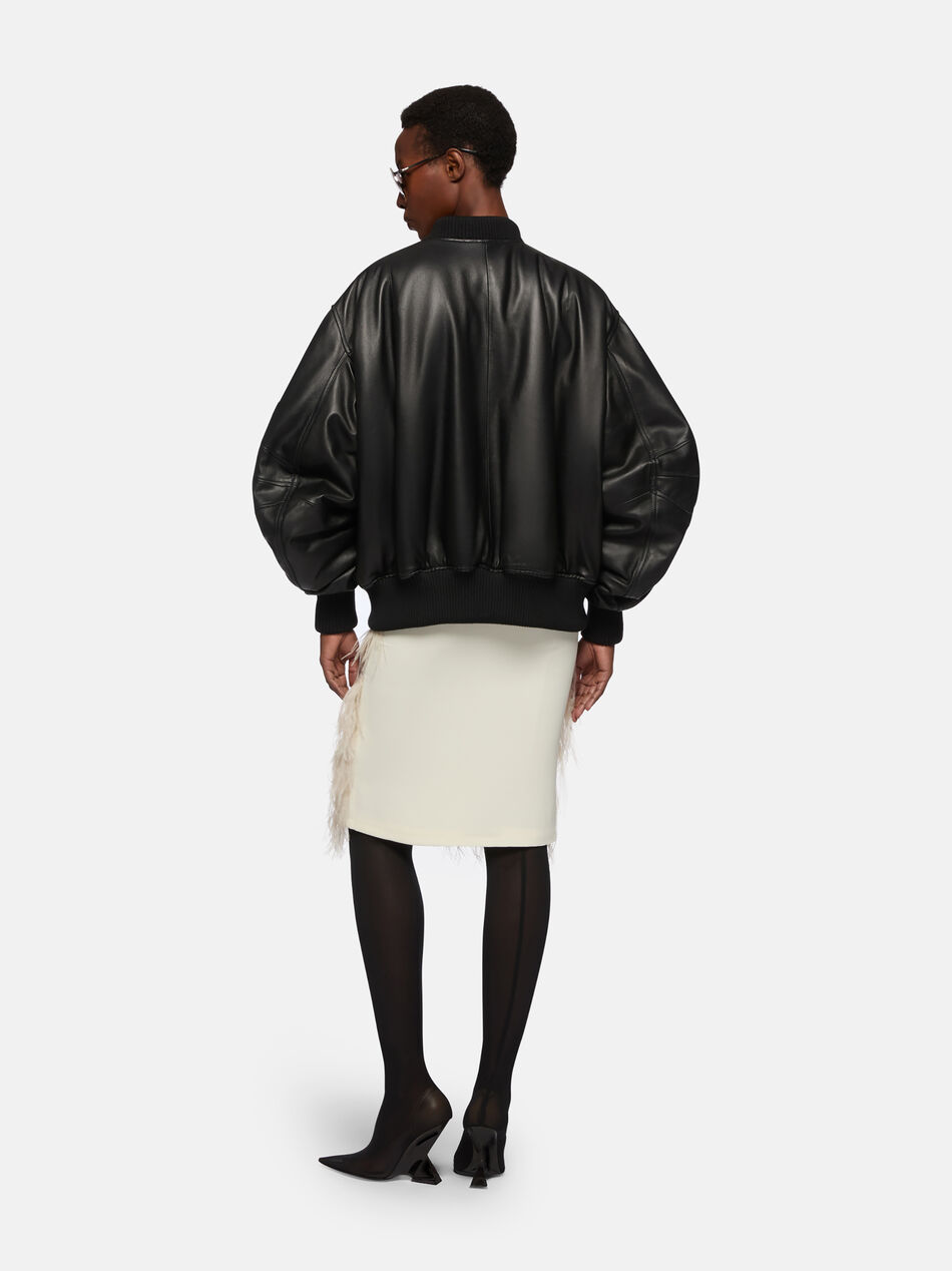 THE ATTICO ''Anja'' black bomber BLACK 231WCB04L054100