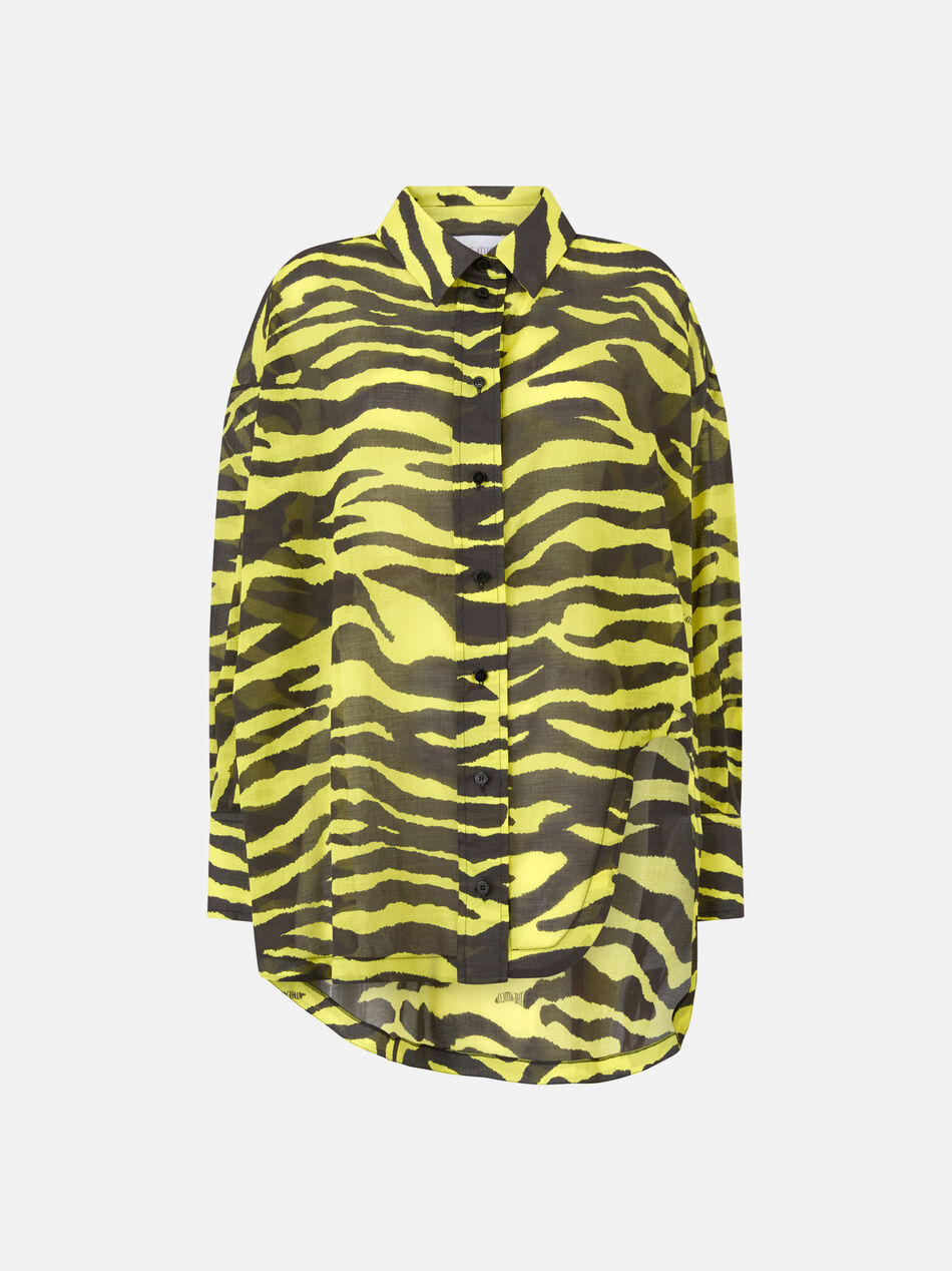 THE ATTICO Black and yellow shirt BLACK/YELLOW 260WCH00015CCC134PR166