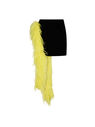 THE ATTICO Black and yellow mini skirt  231WCS133KV001F166