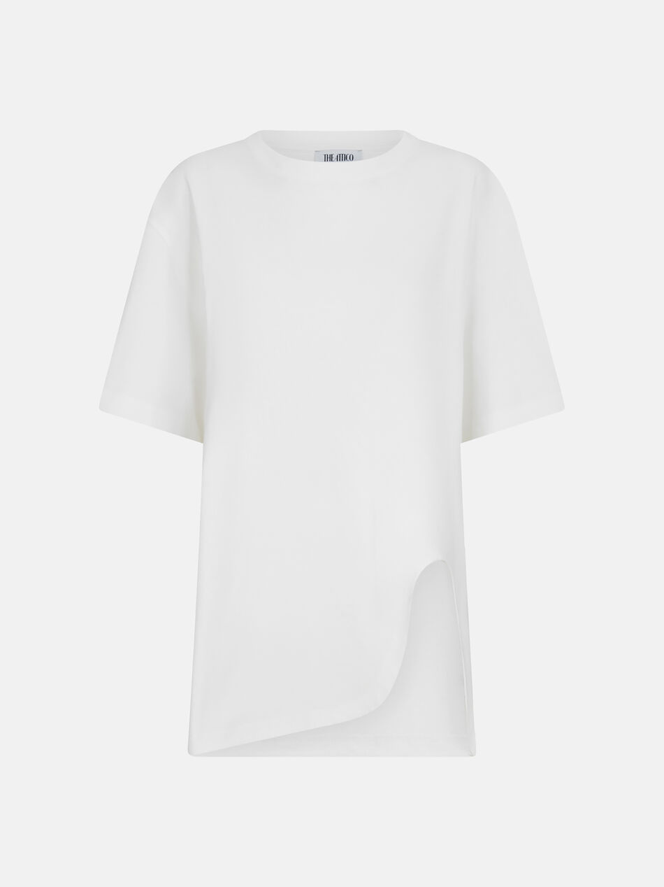 THE ATTICO White t-shirt WHITE 250WCT00350JJJ025AA001