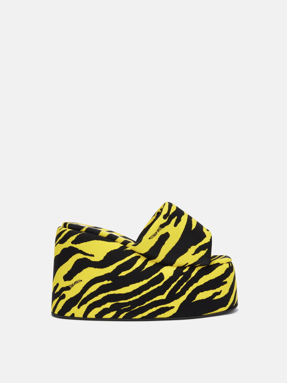 THE ATTICO ''Mochi'' black and yellow flatform BLACK/YELLOW 260WSH00905PAA116PR166