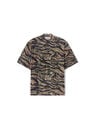 THE ATTICO "Kilie" military and light brown t-shirt  238WCT173C074PT514
