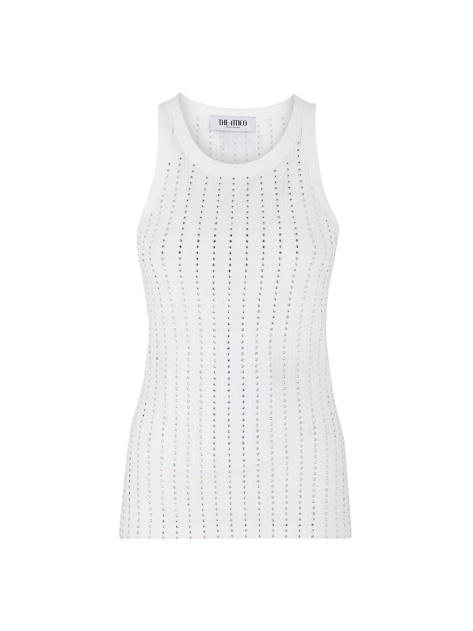 THE ATTICO White tank top WHITE 250WCN00004JJJ051TR001