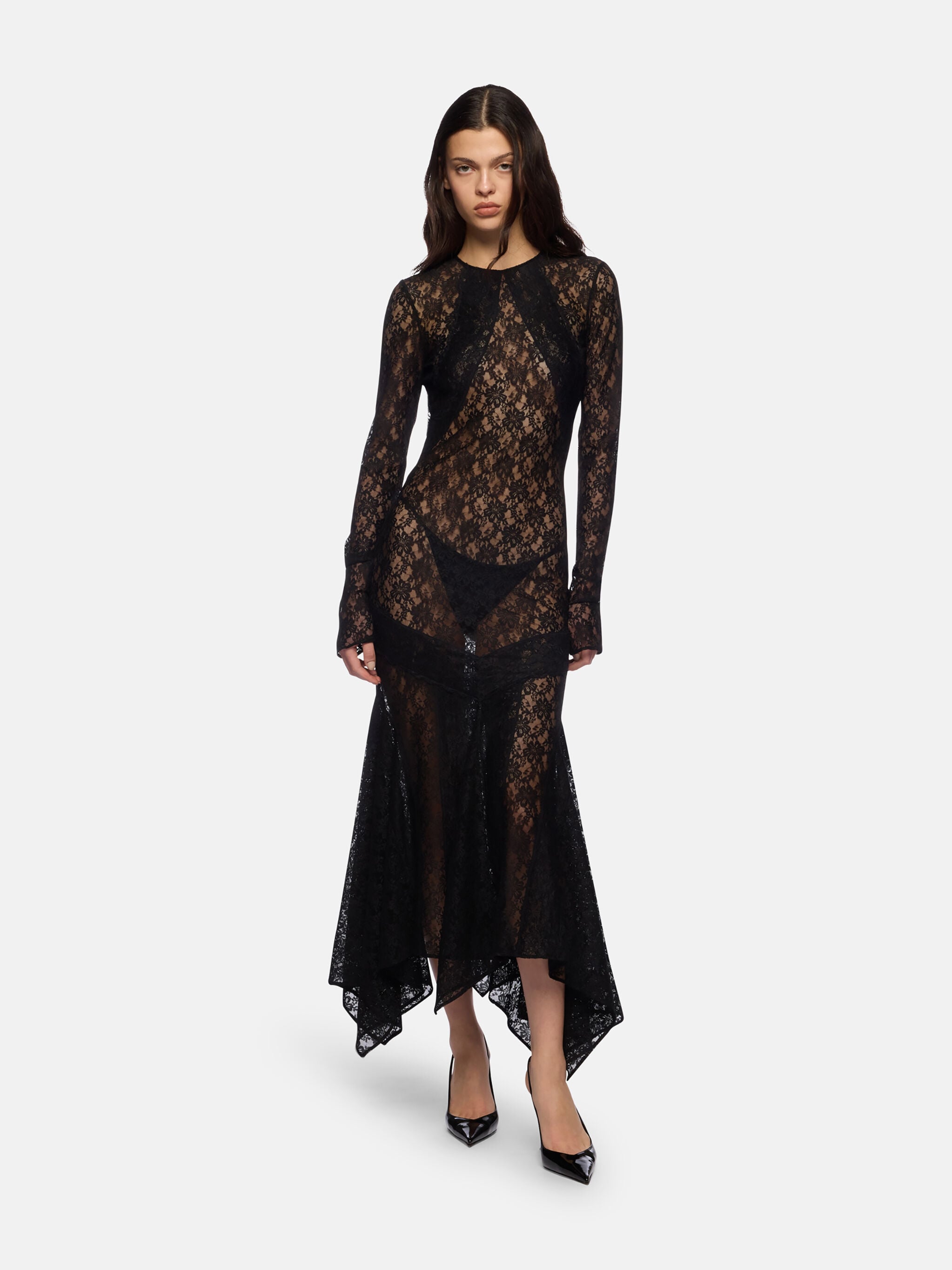 Black midi dress for Women | THE ATTICO®