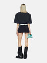THE ATTICO ''Fay'' black mini skirt Black 241WCS136D066100