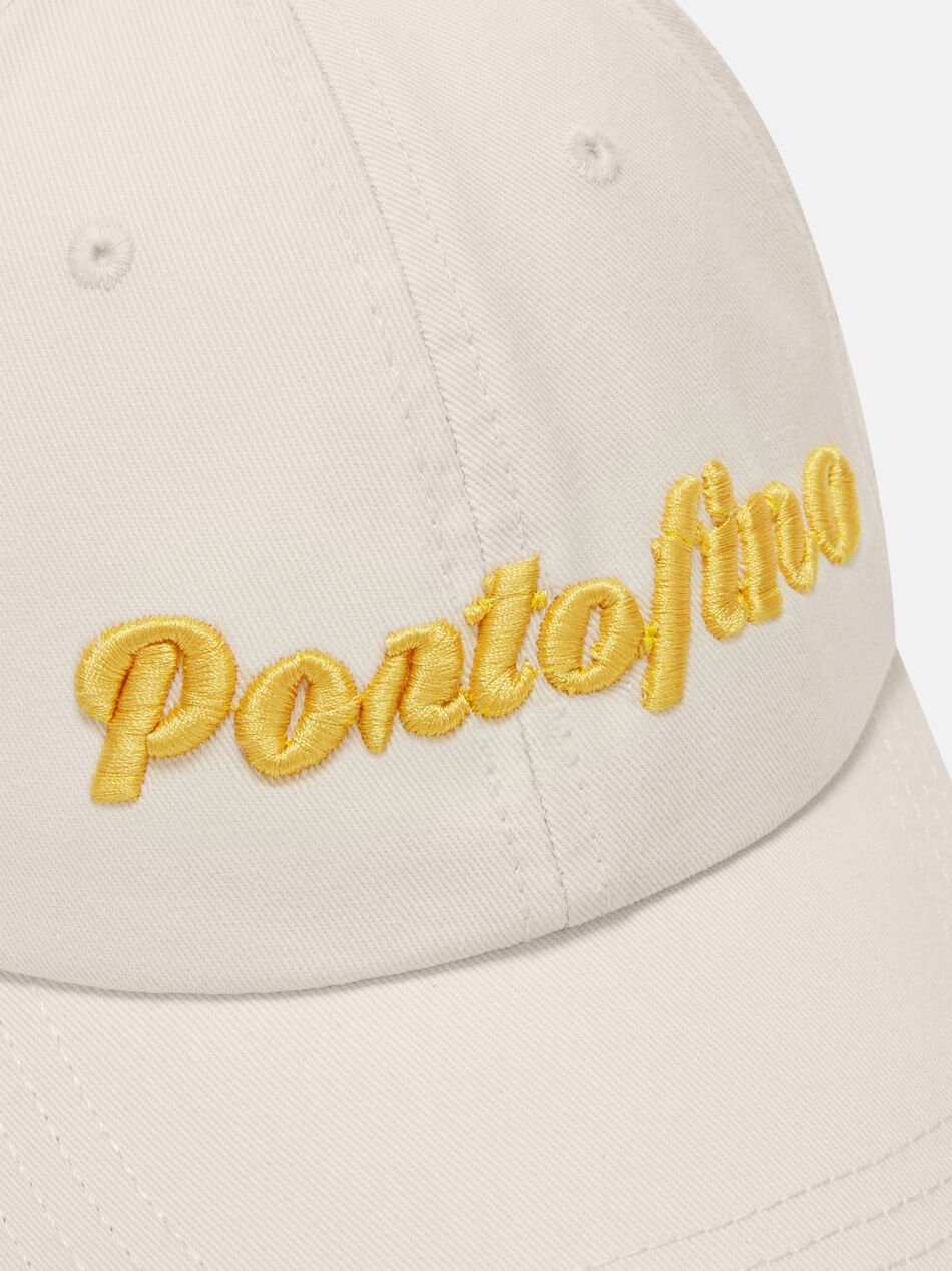 THE ATTICO ''Portofino'' cap off-white and yellow White/yellow SPEWAC38C110581