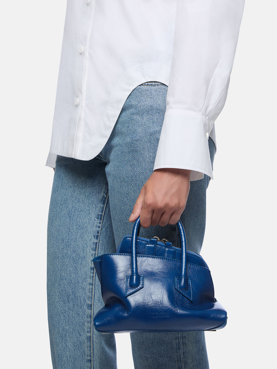 THE ATTICO ''La Passeggiata Mini'' blue top handle BLUE 260WAH00063LBT110AA015
