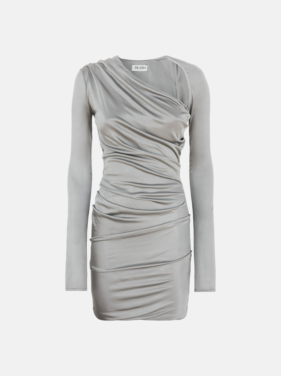 THE ATTICO Grey mini dress GREY 250WCA00382VVV090AA084