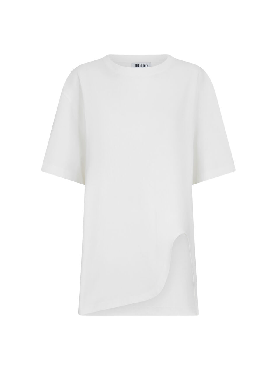 THE ATTICO White t-shirt WHITE 250WCT00350JJJ025AA001