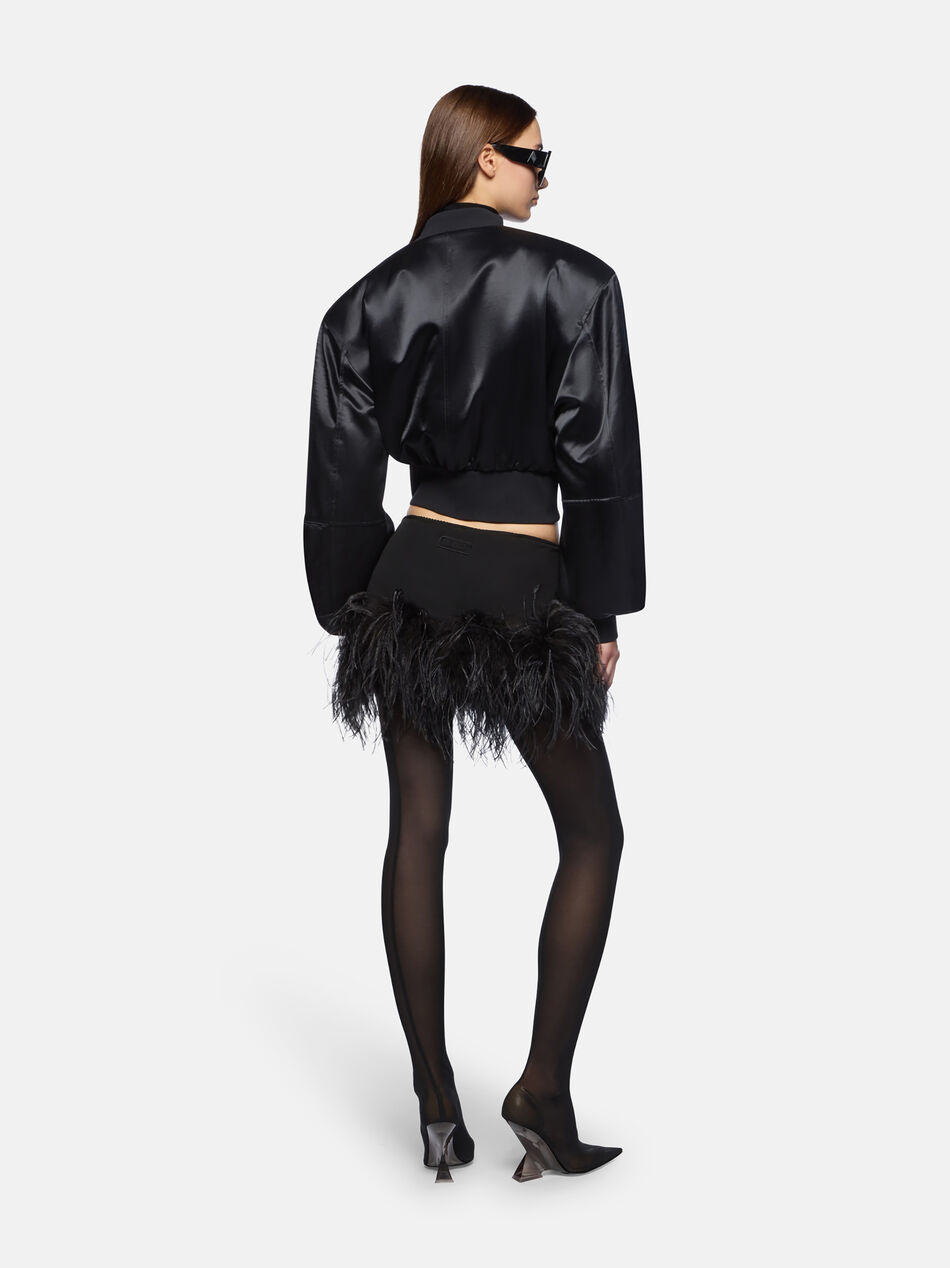 THE ATTICO Black bomber Black 260WCB00104VVV102AA100