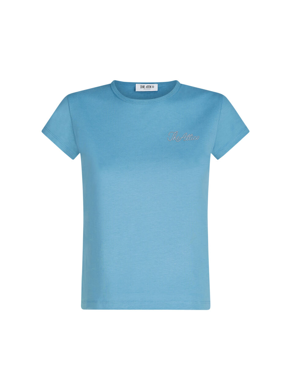 THE ATTICO Blue t-shirt BLUE 251WCT00357JJJ025AA015