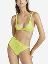 THE ATTICO Matte lime bikini top  215WBB12PA15080