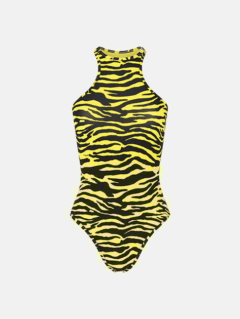 THE ATTICO Black and yellow one piece BLACK/YELLOW 260WBA00005PAA116PR166