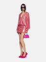THE ATTICO ''Friday'' hot pink mini handbag FUCHSIA 227WAH02L019008