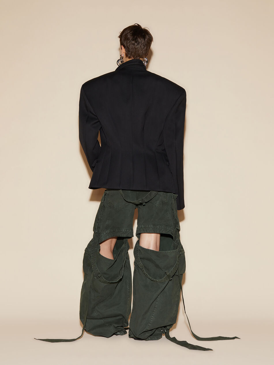 THE ATTICO Ivy green long pants Ivy Green 246WCP180C093152