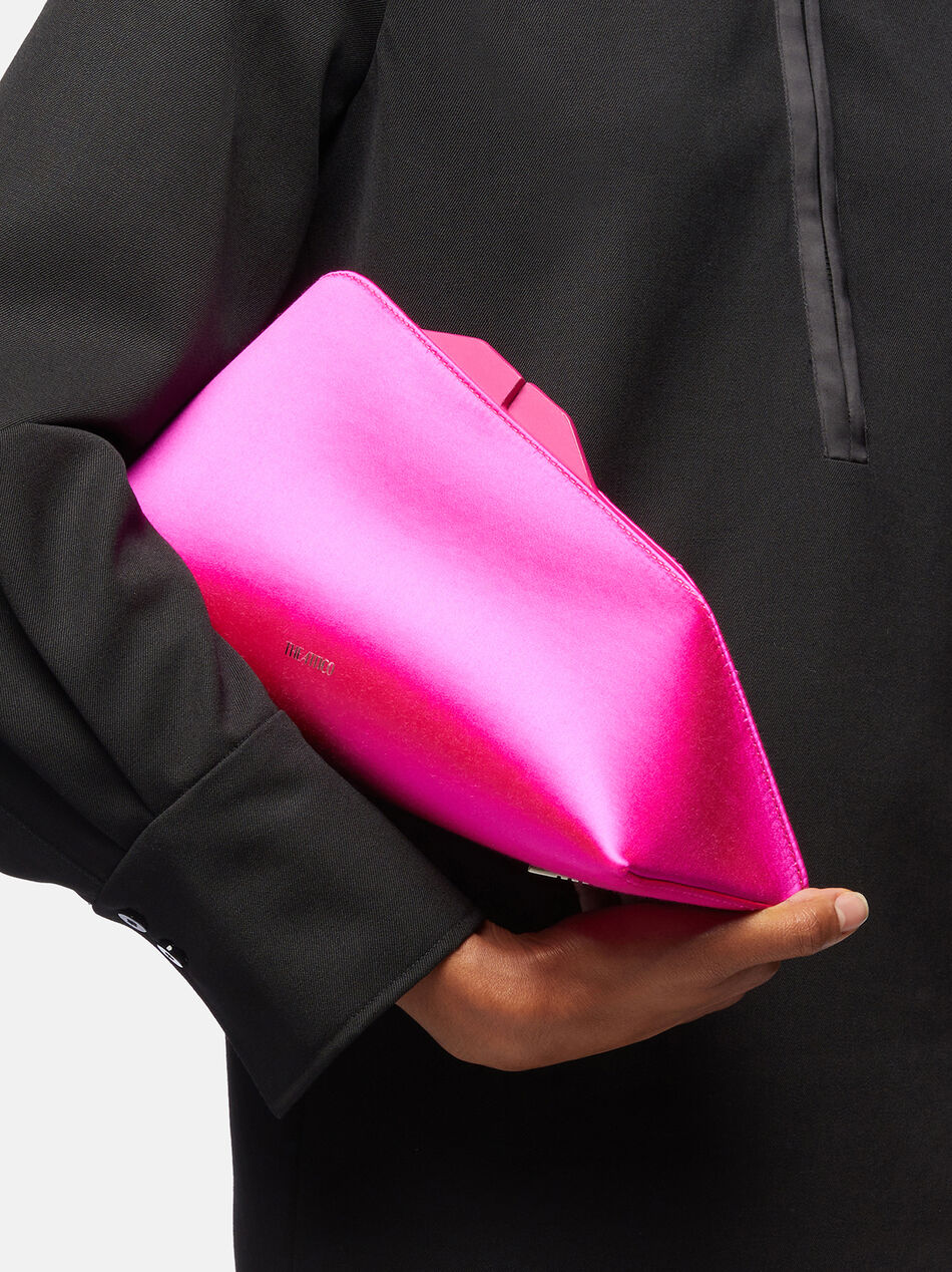 THE ATTICO ''8.30 PM'' fuchsia oversized clutch FUCHSIA 241WAH00001VVV007AA008