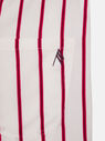 THE ATTICO "Rey" white with red stripes long pants  232WCP103V055421