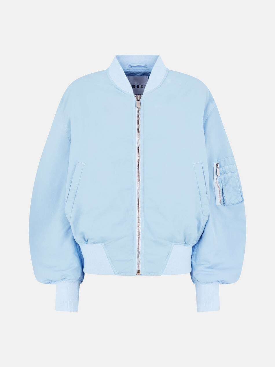THE ATTICO ''Anja'' baby blue bomber BABY BLUE 260WCB00070PAA112OD135
