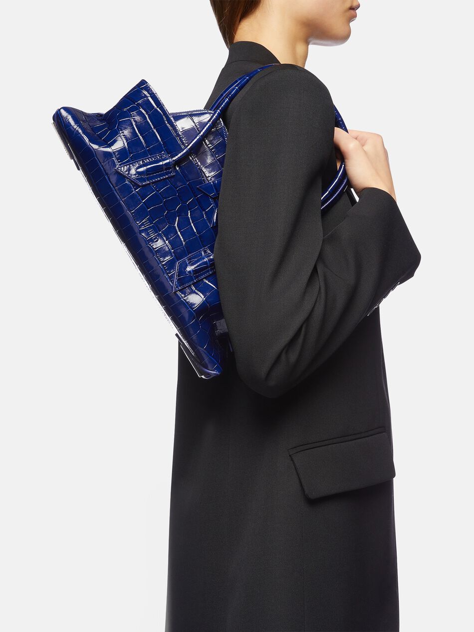 THE ATTICO ''La Passeggiata Small'' electric blue top handle ELECTRIC BLUE 251WAH00058LBT021PR719