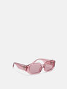THE ATTICO ''Blake'' powder pink sunglasses Powder pink/silver/pink 239WAS25MET2559