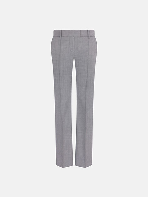 THE ATTICO Grey long pant WHITE/BLACK 260WCP00302WWC002AA020