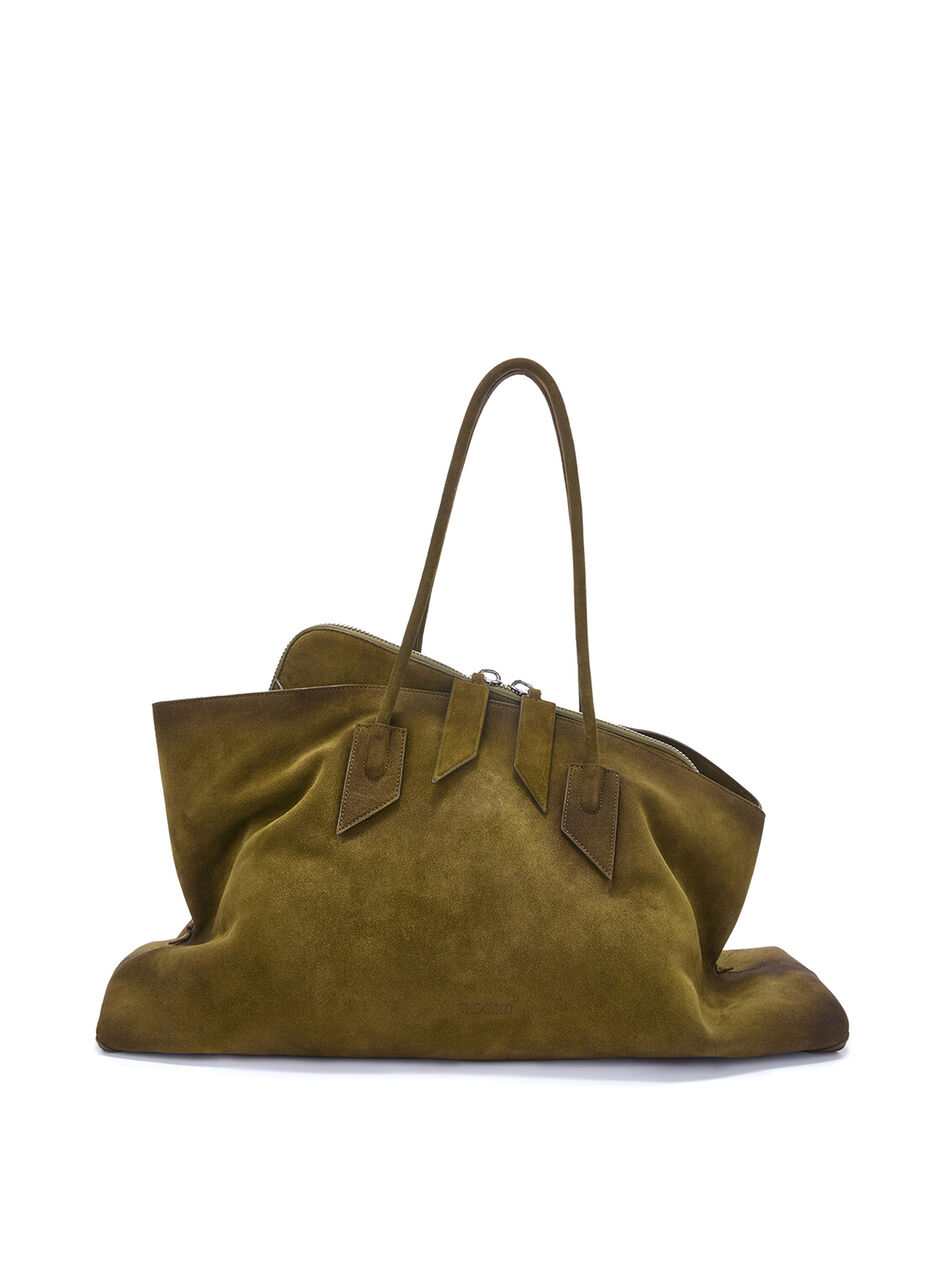 THE ATTICO ''La Passeggiata Large'' green top handle GREEN BRUSH 250WAH00057LBT108AA156