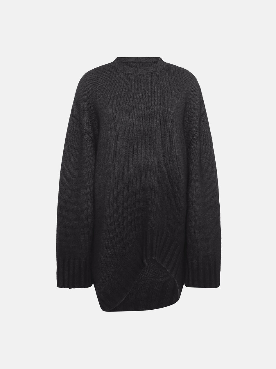 THE ATTICO Dark purple sweater Dark purple 248WCA360KW046573