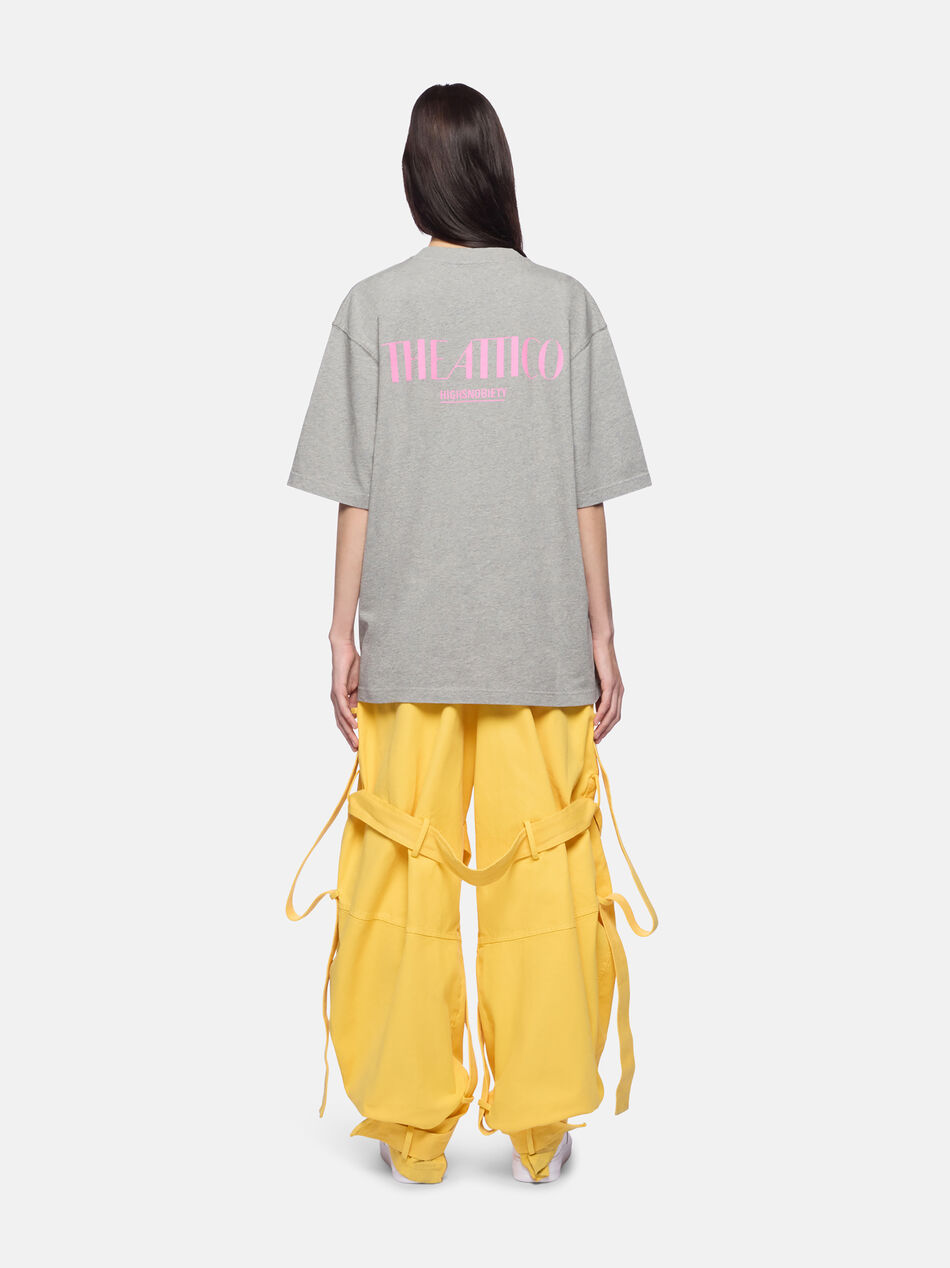 THE ATTICO The Attico x Highsnobiety mèlange grey t-shirt Melange grey SPEWCT00219JJJ034PR183