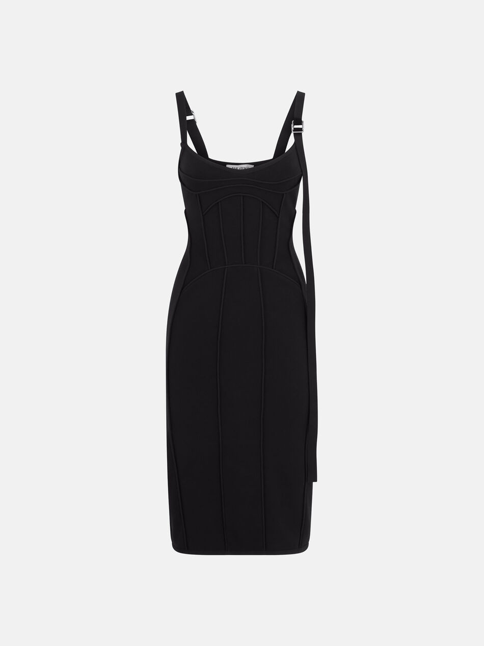 THE ATTICO Black midi dress Black 260WCW00270KVP001AA100