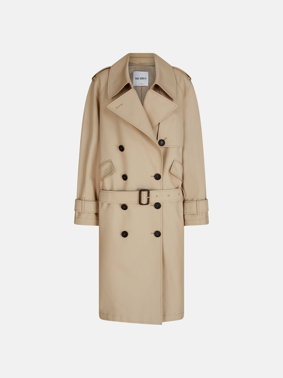 THE ATTICO Beige trench BEIGE 251WCC00085CCC114AA198