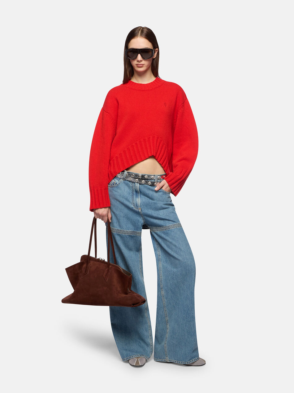 THE ATTICO Sky blue long pant SKY BLUE 260WCP00277DDD116AA024