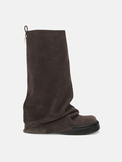 THE ATTICO ''Robin'' dark grey combat boot Dark grey 246WS798L007624