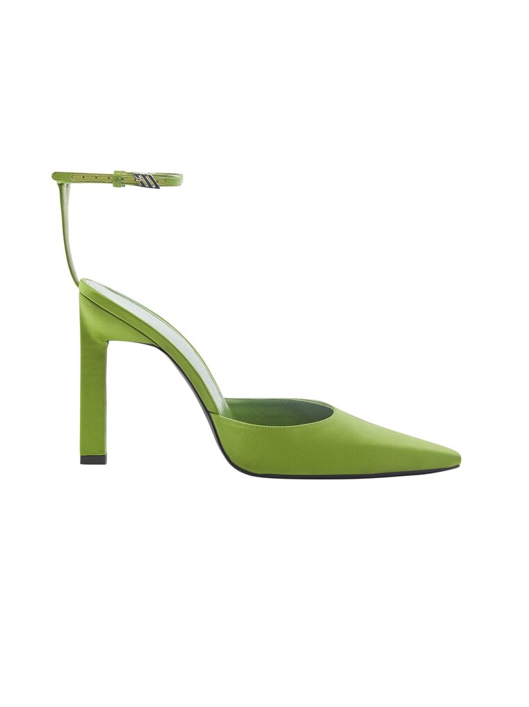 The Attico Shoes | The Attico - ''Amber'' pear green slingback