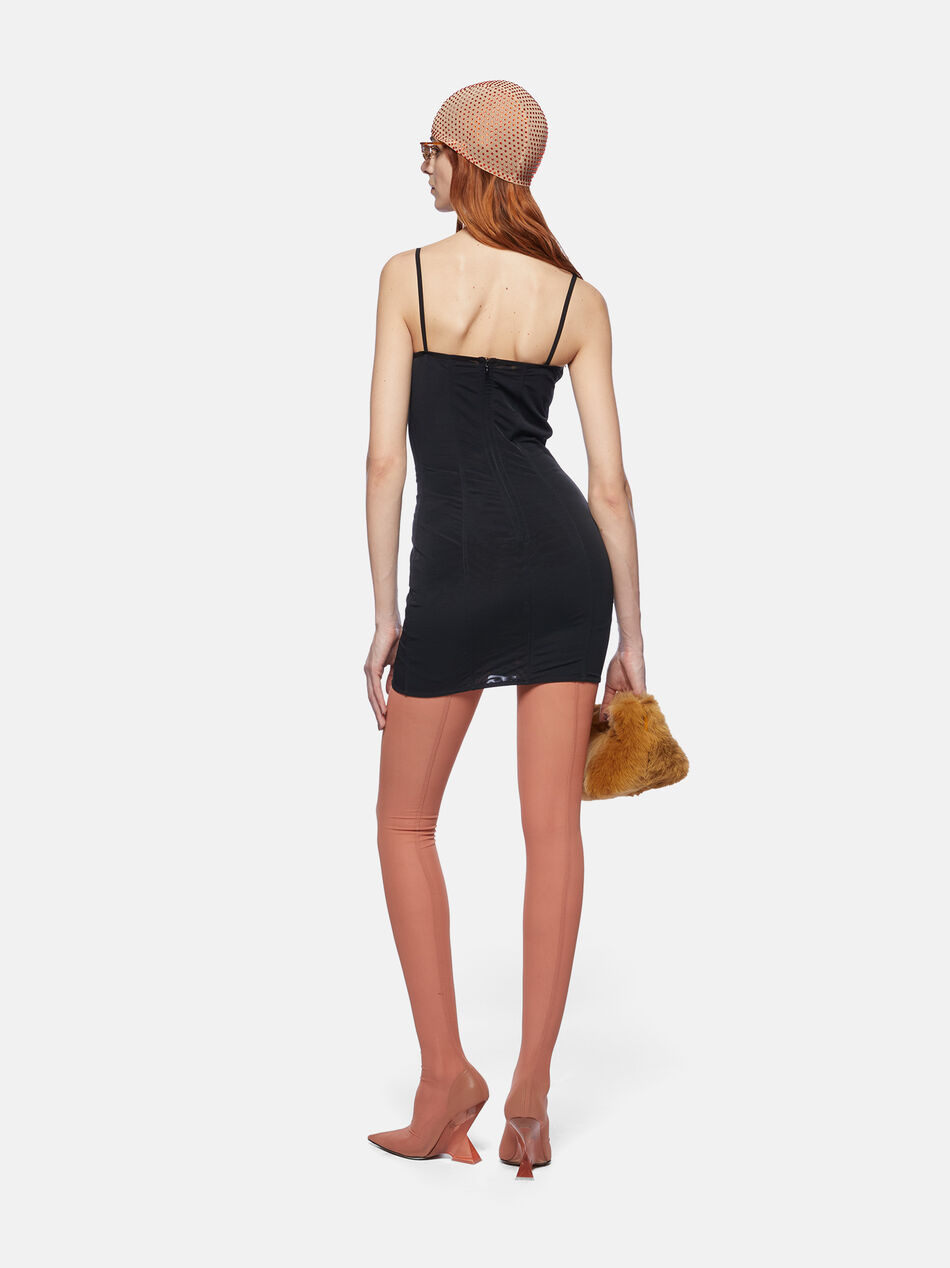THE ATTICO Black mini dress BLACK 250WCA00401PLL002TA100