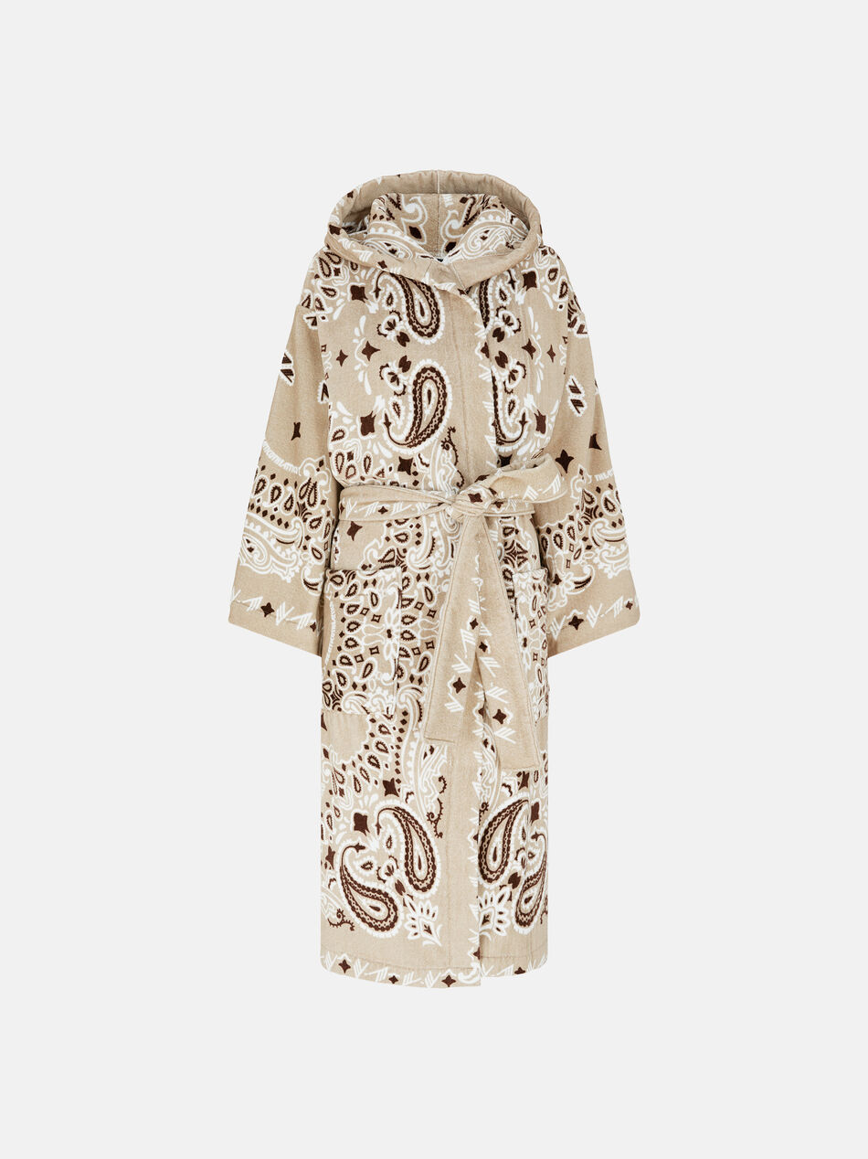 THE ATTICO Brown, beige and white bathrobe Beige/brown/white SPEWOTH09XXX02827