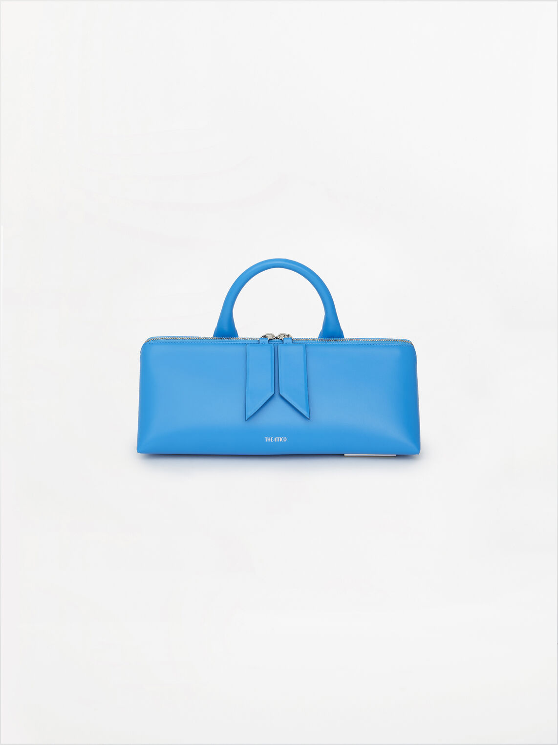 THE ATTICO ''Sunday'' turquoise elongated everyday bag 1