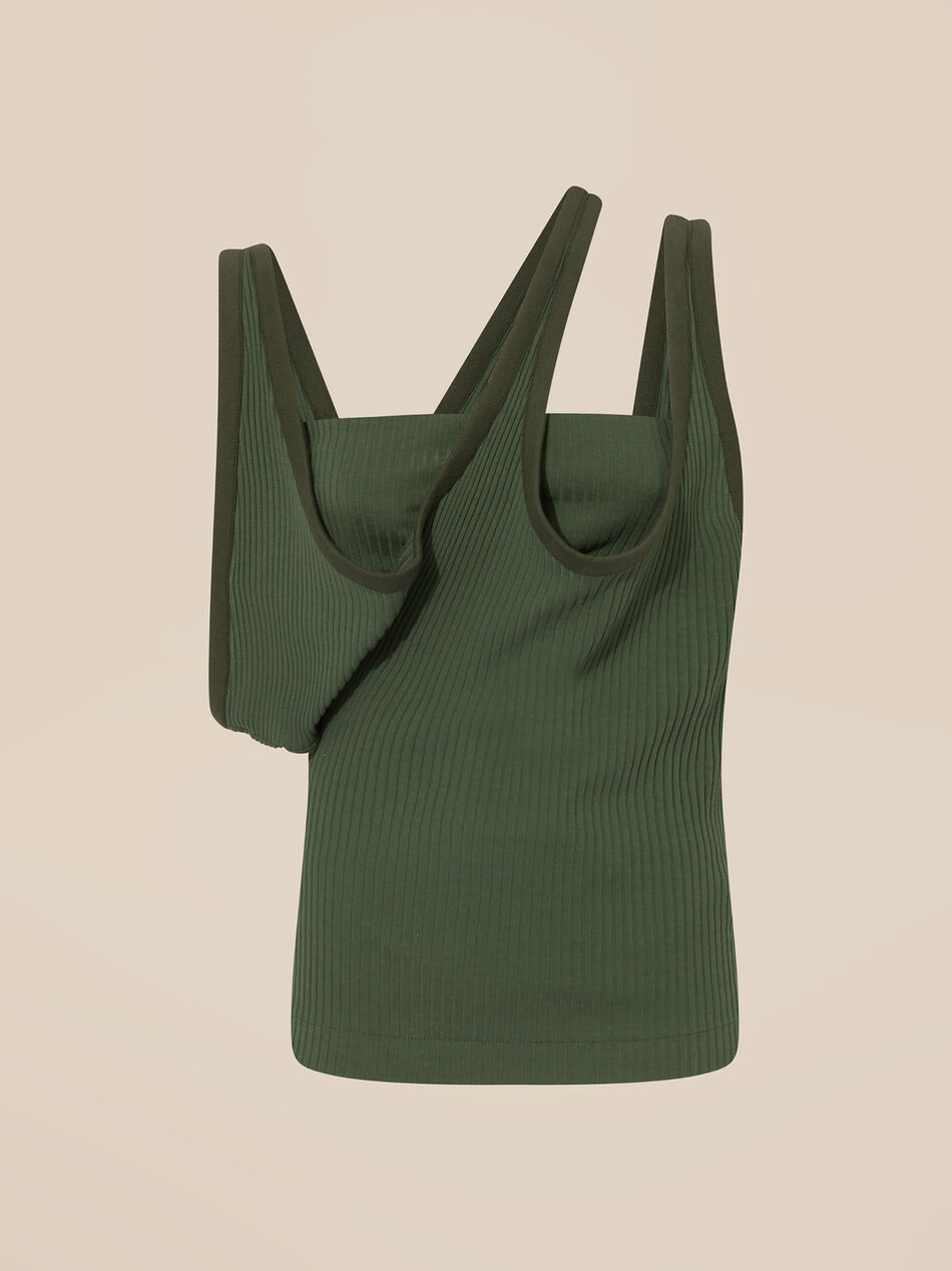 THE ATTICO Ivy green top Ivy Green 246WCT260J043152