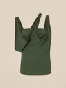 THE ATTICO Ivy green top Ivy Green 246WCT260J043152