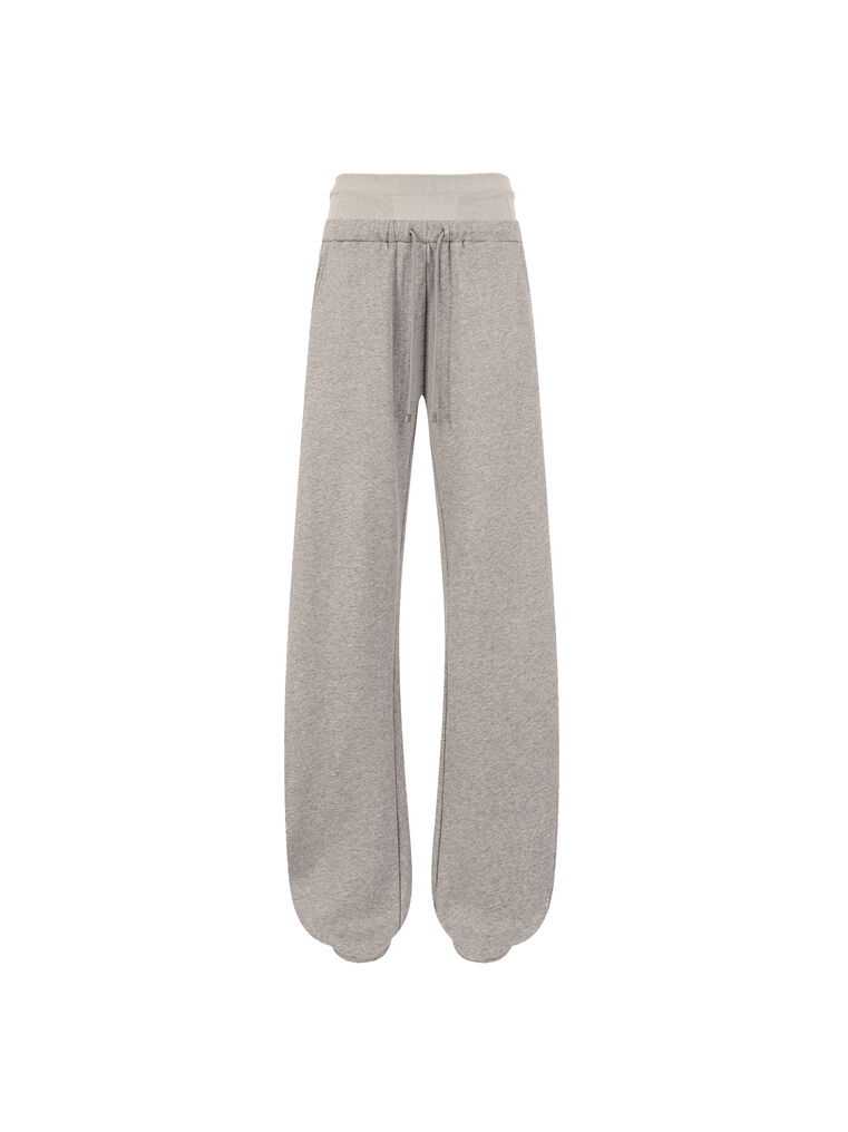 Attico The Pants Gend - Melange Grey Long Pant Melange Grey Main Material: 100% Cotton, Second Mater In Gray