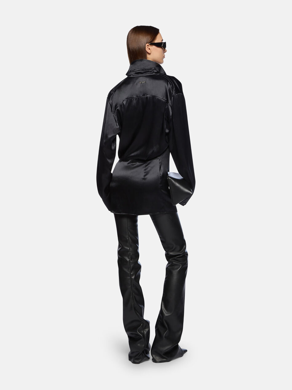 THE ATTICO Black mini dress Black 260WCA00462VVV102AA100