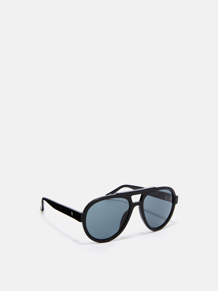 Attico ''jurgen'' Black Sunglasses In White