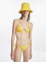 THE ATTICO Sunny yellow bikini