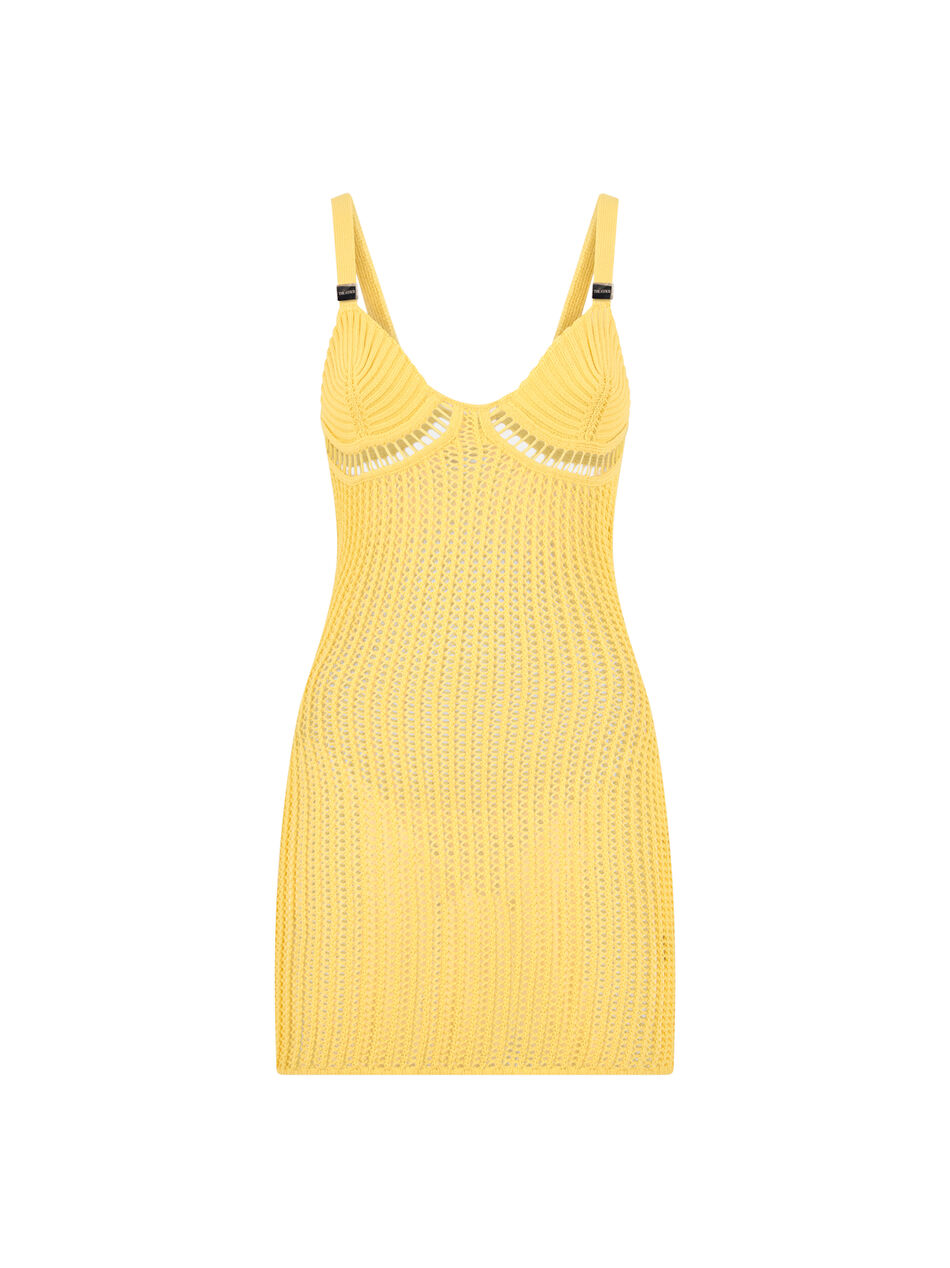 THE ATTICO Yellow mini dress YELLOW 260WCA00497KCP001TR032