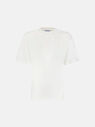 THE ATTICO ''Jewel'' white t-shirt  232WCT161J025001