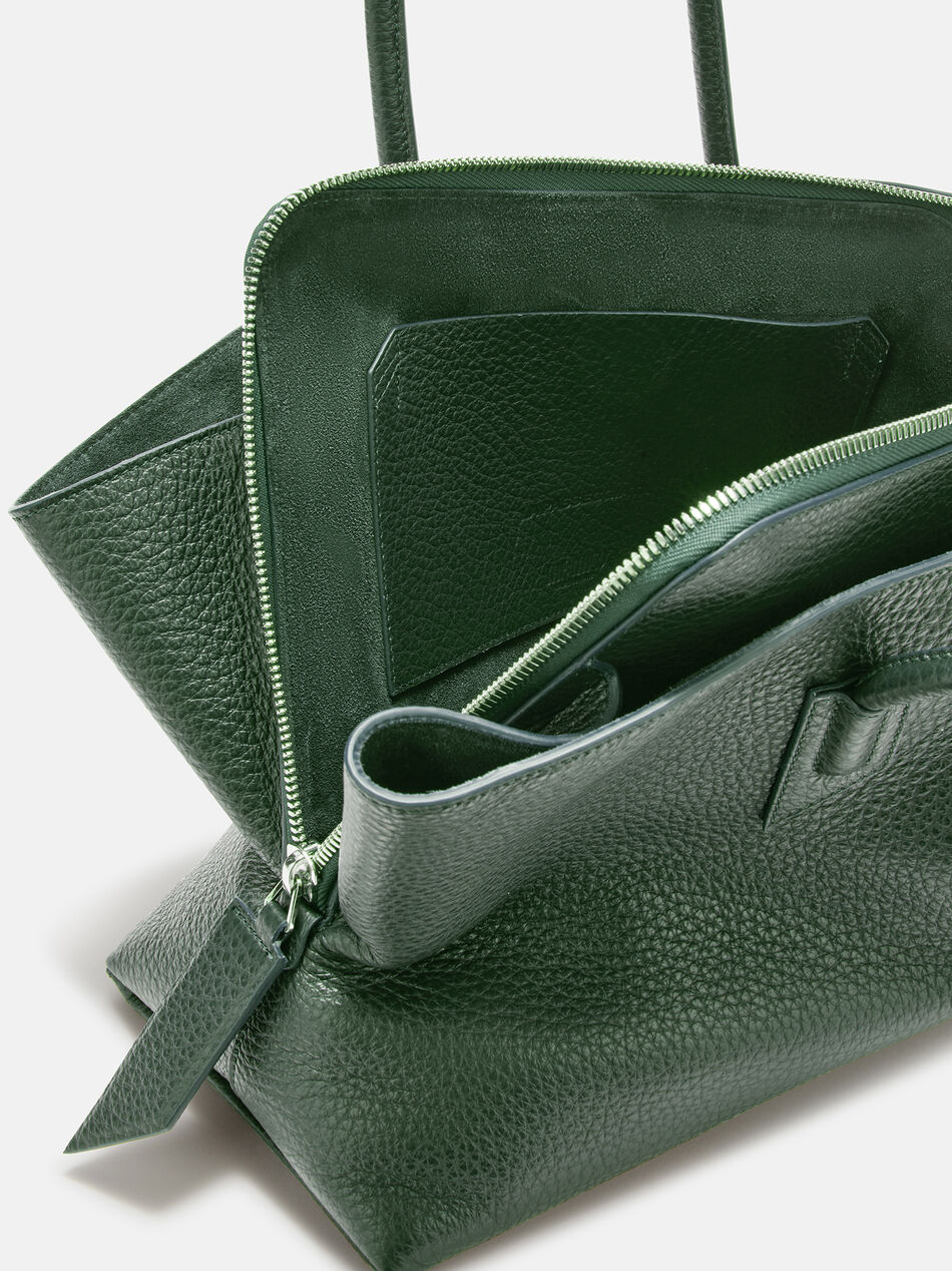 THE ATTICO ''La Passeggiata Medium'' dark forest top handle DARK FOREST 260WAH00054LBT117AA148