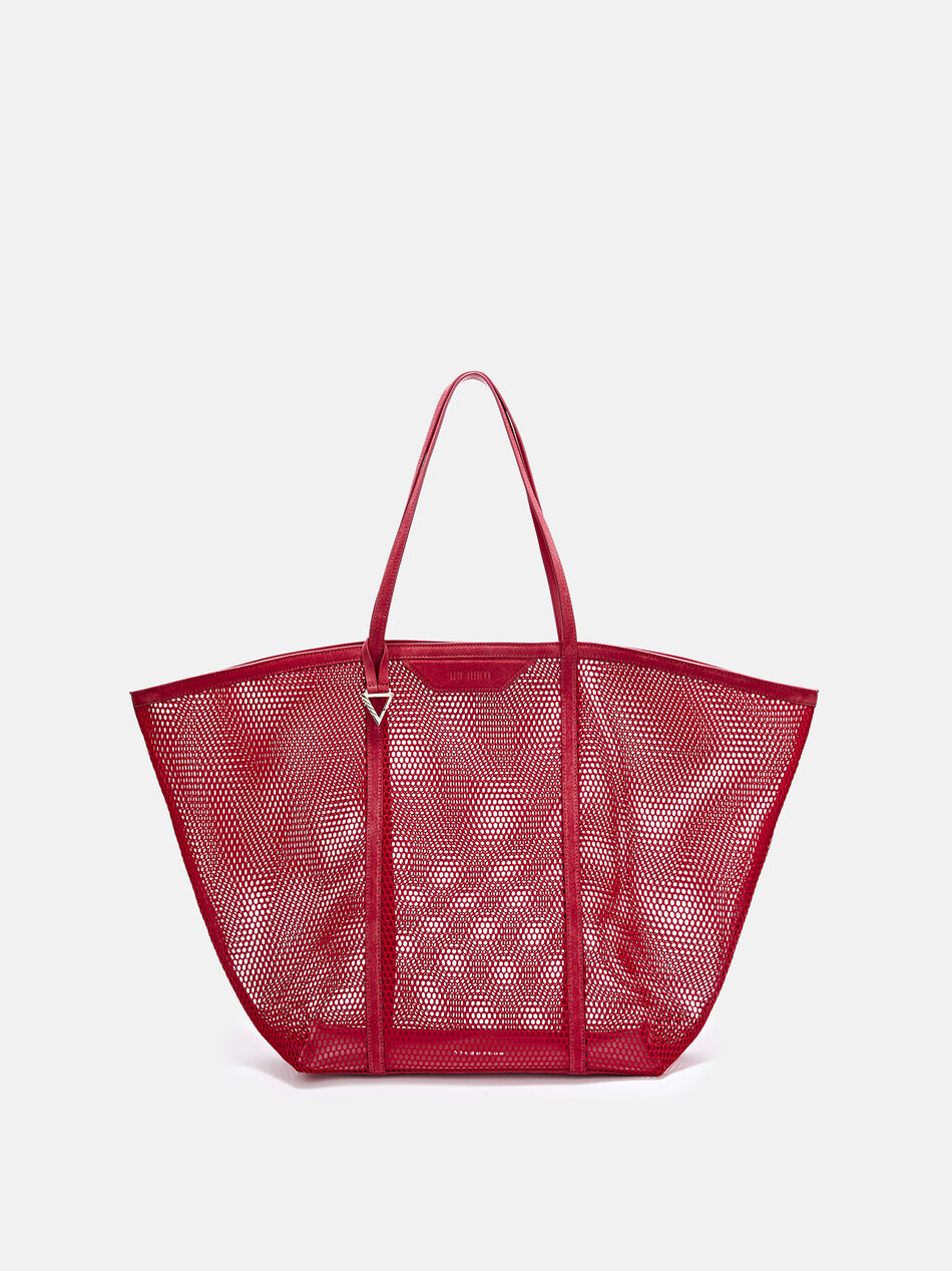 THE ATTICO ''Via del Mare'' red tote bag RED 250WAH00053EEE102AA010