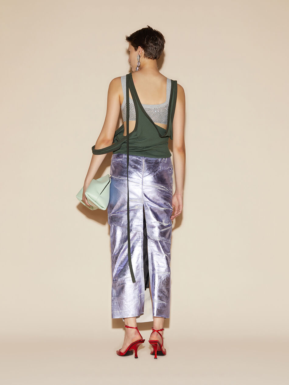 THE ATTICO Ivy green top Ivy Green 246WCT260J043152