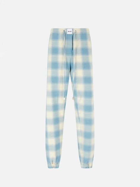 THE ATTICO Light blue and white long pant LIGHT BLUE / WHITE 260WCP00257CCW001AA264
