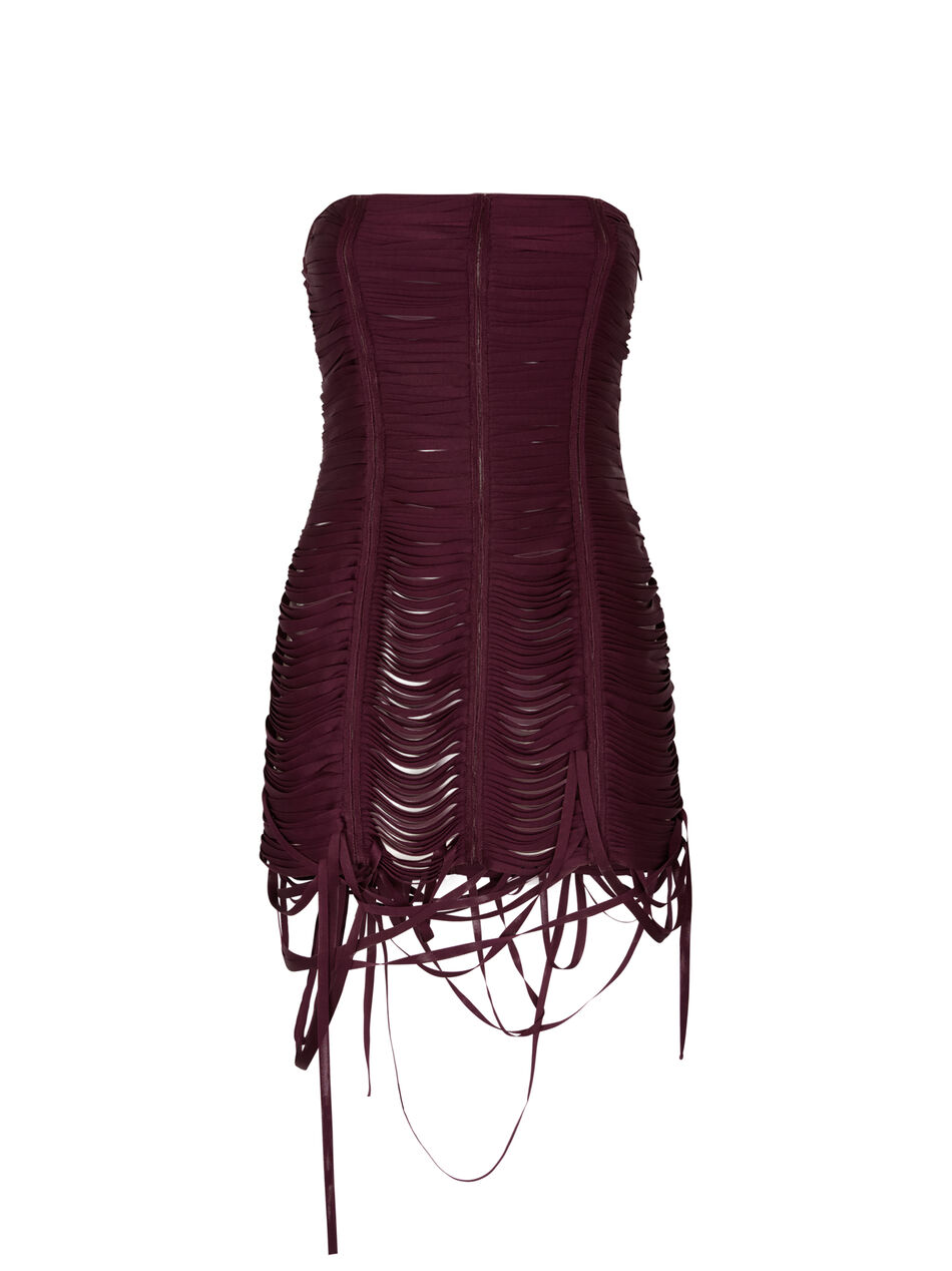 THE ATTICO Mauve mini dress MAUVE 250WCA00428PAA103RA085