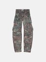 THE ATTICO 'Fern' stained green camouflage long pants stainde green camouflage 236WCP84D022238